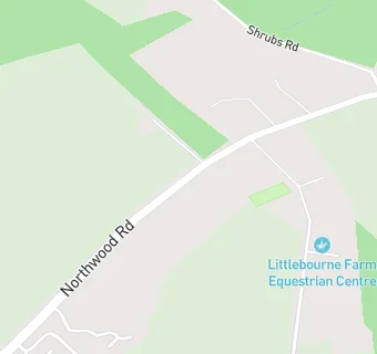 map for Littlebourne Equestrian Centre