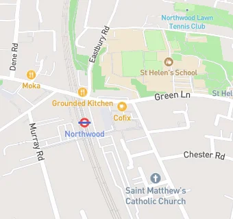map for St. Johns United Reformed Church