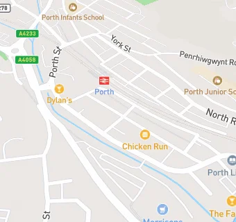 map for Porth Peri-Peri