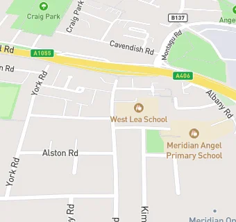map for West Lea Meridian Campus