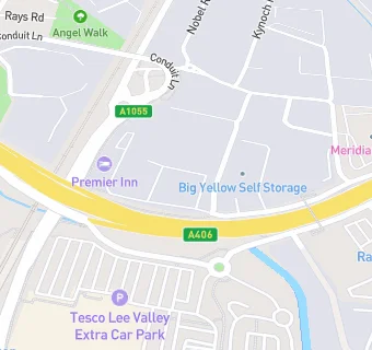 map for London Edmonton Premier Inn