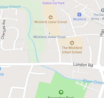 map for Wickford Primary School