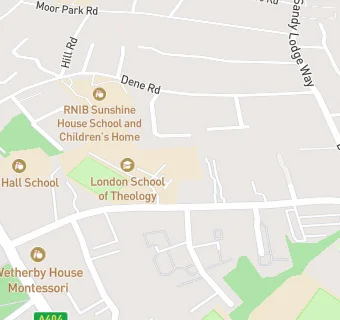 map for London School of Theology