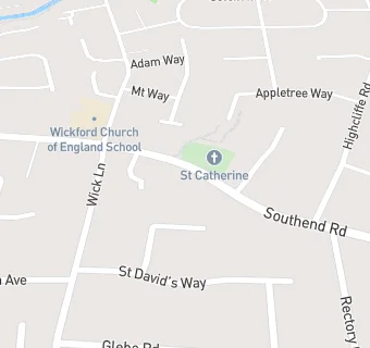 map for St.Catherines Church Hall