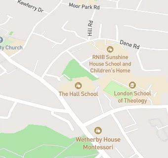 map for The Hall School