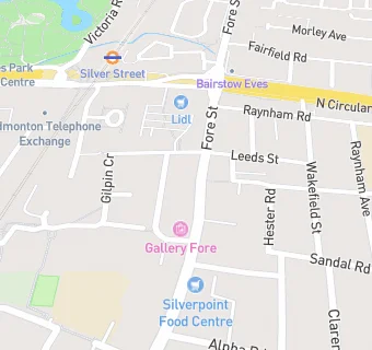 map for North London Muslim School