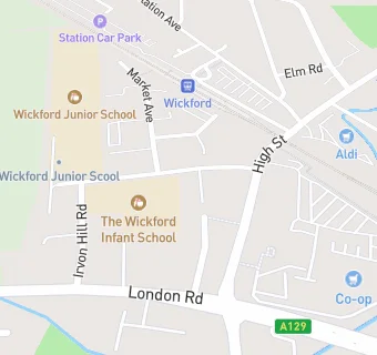 map for London Road Surgery