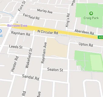 map for Raynham Primary School