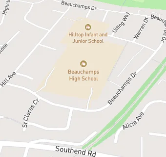 map for Beauchamps High School