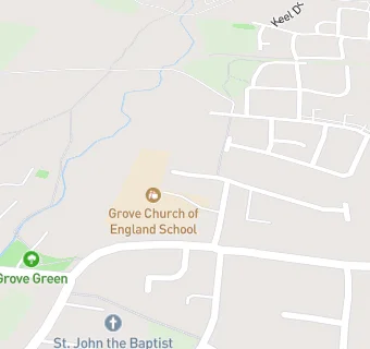 map for Grove C of E Church School