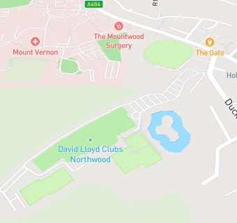 map for David Lloyd Northwood