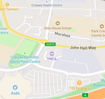 map for YMCA Foyer