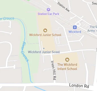 map for Wickford Primary School