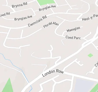 map for Coed Parc House