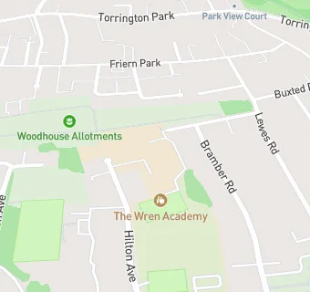 map for Christ Church CofE Secondary School