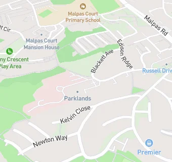 map for Parklands Residential Home