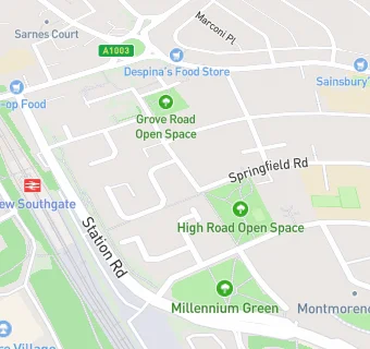 map for New Southgate Food Centre