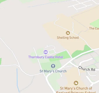 map for Thornbury Castle Hotel