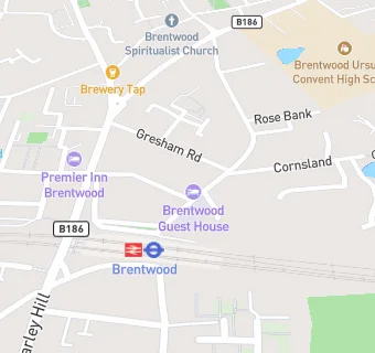 map for Brentwood Guest House