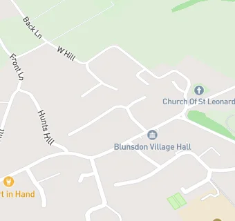 map for Blunsdon Surgery