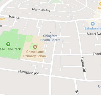 map for Chase Lane Junior School