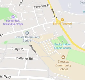 map for Cressex Community School