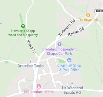 map for Cromhall Village Shop & Post Office