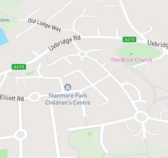 map for Stanmore Park Surgery