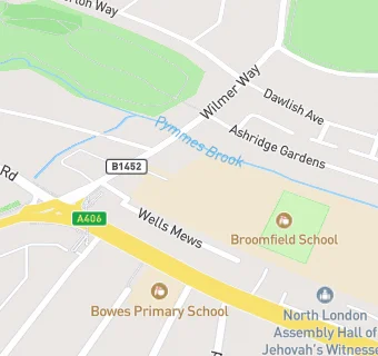map for Broomfield School