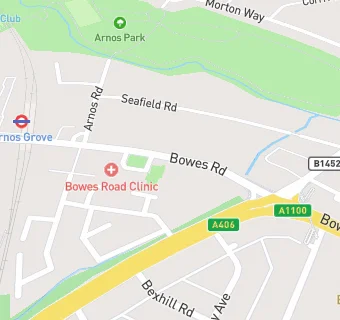 map for Arnos Grove Medical Centre