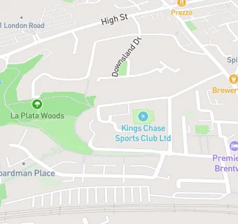 map for Kings Chase Sports And Social Club Ltd