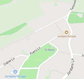 map for Jordans School (Hub Kitchen - St Joseph's Catholic School)