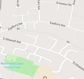 map for Frithwood Nursing Home