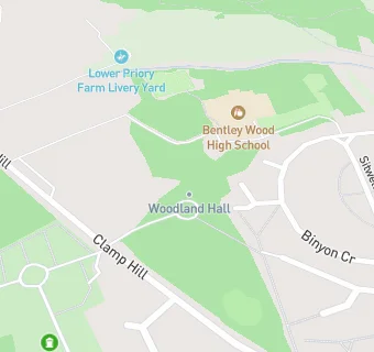 map for Woodland Hall Nursing Home