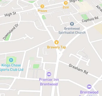 map for Baptist Church