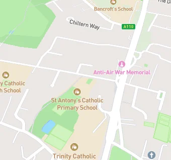 map for St Anthony's R C Primary School