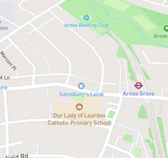 map for Arnos Grove Food Centre