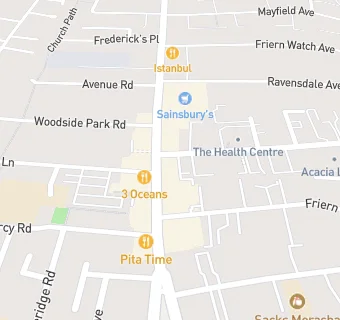 map for Charles Sampson Pharmacy