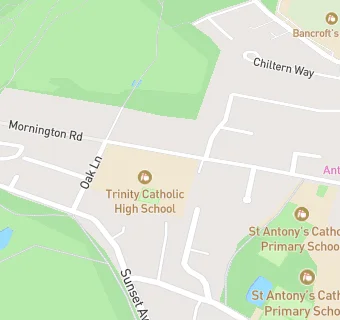 map for Trinity Catholic High School