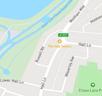 map for Old Hall Tavern