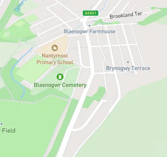 map for Nantymoel RFC