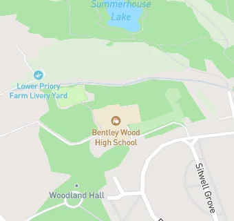 map for Bentley Wood High School