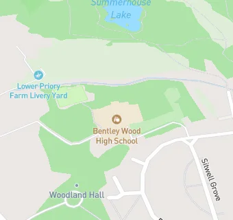 map for Bentley Wood School Breakfast Club