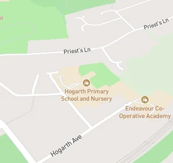 map for Hogarth Primary School and Nursery