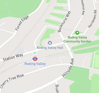 map for Roding Valley Hall