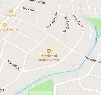 map for Hazelwood Infant School