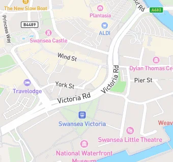 map for Superbowl UK Swansea