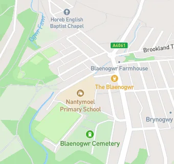 map for Nantymoel Primary Canteen and Breakfast Club