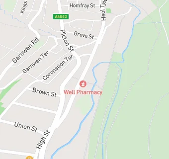 map for Well Pharmacy