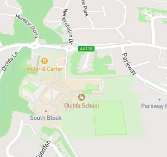 map for Olchfa School